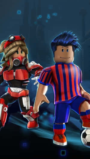 Soccer Player Roblox Character Wallpaper