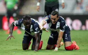 Soccer Players Celebration Fall Wallpaper