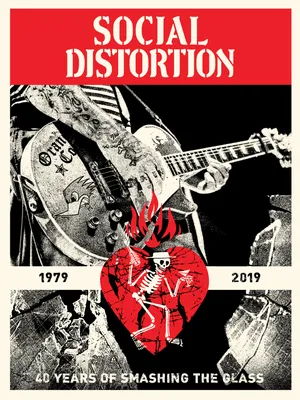 Social Distortion Celebrate 40 Years Poster Wallpaper