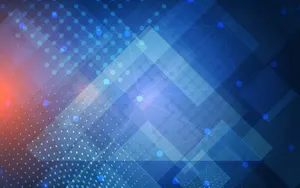 Social Network Techno Geometric Abstract Wallpaper