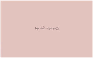 Soft And Feminine Pastel Peach Aesthetic Wallpaper