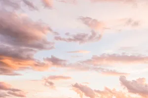 Soft And Serene Pastel Blue Aesthetic Desktop Wallpaper