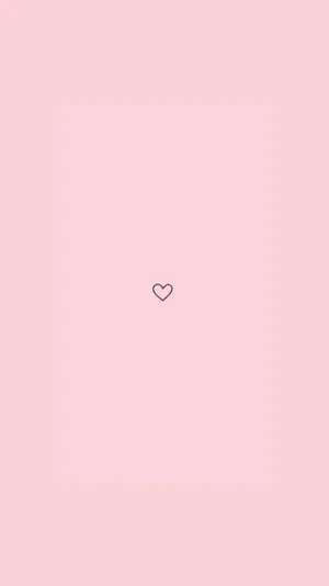 Soft Pink Small Heart Wallpaper