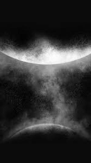 Solar_ Eclipse_ Abstract_ Art Wallpaper