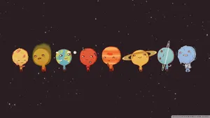 Solar System Planets Clip Art Wallpaper