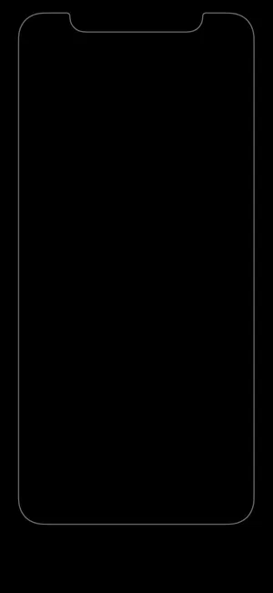 Solid Black 4k Phone Outline Wallpaper