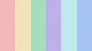 Solid Color Rainbow Palette Wallpaper