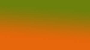 Solid Orange And Green Desktop Wallpaper