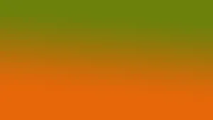 Solid Orange And Green Desktop Wallpaper
