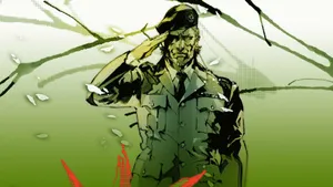 Solid Snake Salute Wallpaper