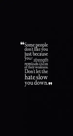 Some People Don't Like You Aesthetic Black Quotes Wallpaper