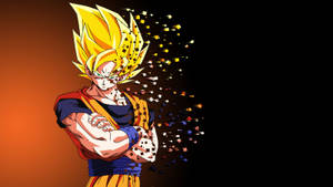Son Goku's Incredible Power Of Disintegration Wallpaper
