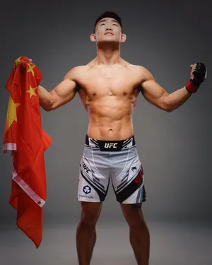 Song Yadong With Chinese Flag Wallpaper