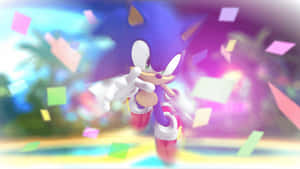 Sonic Colors With Confetti Wallpaper