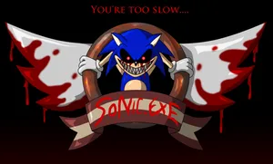 Sonic Exe Dark Art Wallpaper