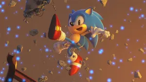 Sonic The Hedgehog 4k In Action Wallpaper