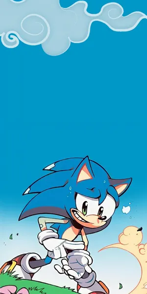 Sonic The Hedgehog By Sonic The Hedgehog Wallpaper