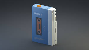 Sony Walkman Blue Wallpaper