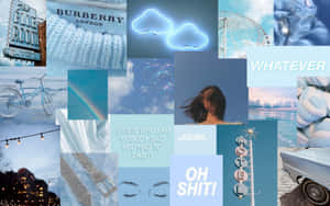 Soothing Pastel Blue Green Gradient Background Wallpaper