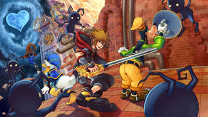 Sora, Donald, And Goofy Reunite To Embark On A New Adventure! Wallpaper