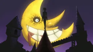 Soul Eater Moon With Death The Kid Wallpaper