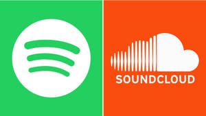 Soundcloud Vs Spotify Music Wallpaper