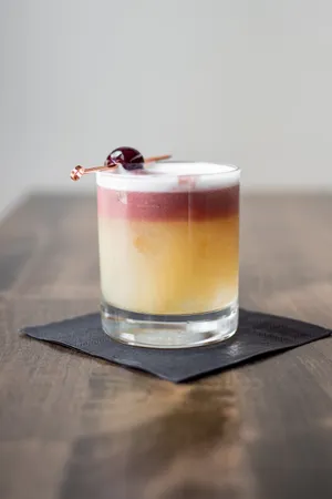Sour Cocktail With Blackberry Wallpaper