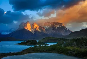 South America Torres Del Paine Chile Wallpaper