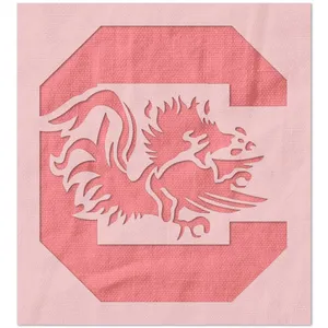 South Carolina Gamecocks Pink Logo Design Wallpaper