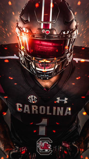 South Carolina Gamecocks Raging Portrait Art Wallpaper