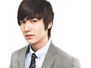 South Korean Actor And Model Lee Min Ho Posing Elegantly. Wallpaper