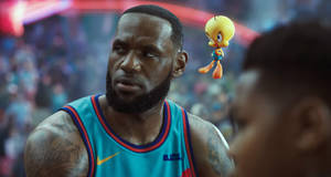 Space Jam Lebron And Tweety Wallpaper