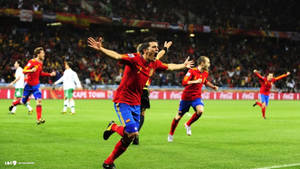 Spain National Football Team David Villa Wallpaper