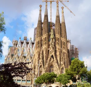 Spain Sagrada Familia Architecture Wallpaper