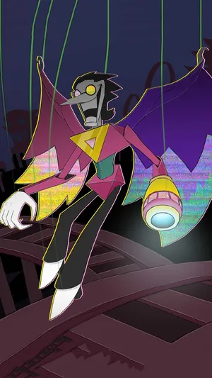 Spamton, The Enigmatic Salesmen From Deltarune Wallpaper