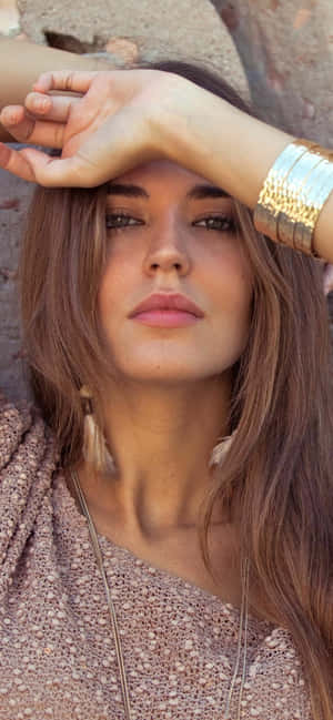 Spanish Woman Clara Alonso Pose Wallpaper