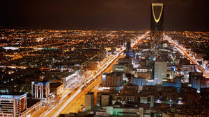 Sparkly Night In Riyadh Wallpaper