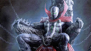 Spawn On Throne Wallpaper