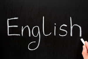 Speak The Language Of The World: English Wallpaper