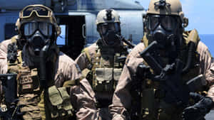 Special Forces Soldiers On A Mission Wallpaper