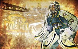 Spectacular Pekka Rinne Fan Art From The Nashville Predators Wallpaper