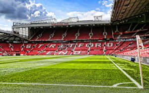 Spectacular View Of A Soccer Stadium Wallpaper
