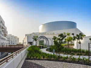 Spectacular View Of Nyu Abu Dhabi Campus Wallpaper