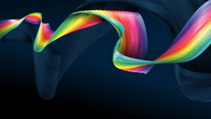 Spectrum Wave Digital Art Wallpaper