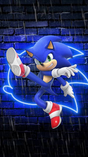 Speed Up And Beat The Competition With Cool Sonic Technology! Wallpaper