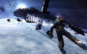Spellbinding Glimpse Of Brusilov Ship In Dead Space 3 Wallpaper