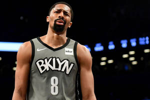 Spencer Dinwiddie Frown Shot Wallpaper