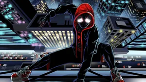 Spider Man Into The Spider Verse Hd Wallpaper Wallpaper