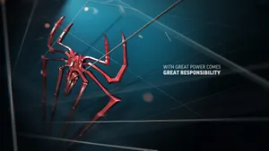Spider Man Logo Great Responsibility Quote Wallpaper