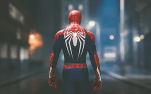 Spider Man Ps4 4k Looking Back Video Game Wallpaper